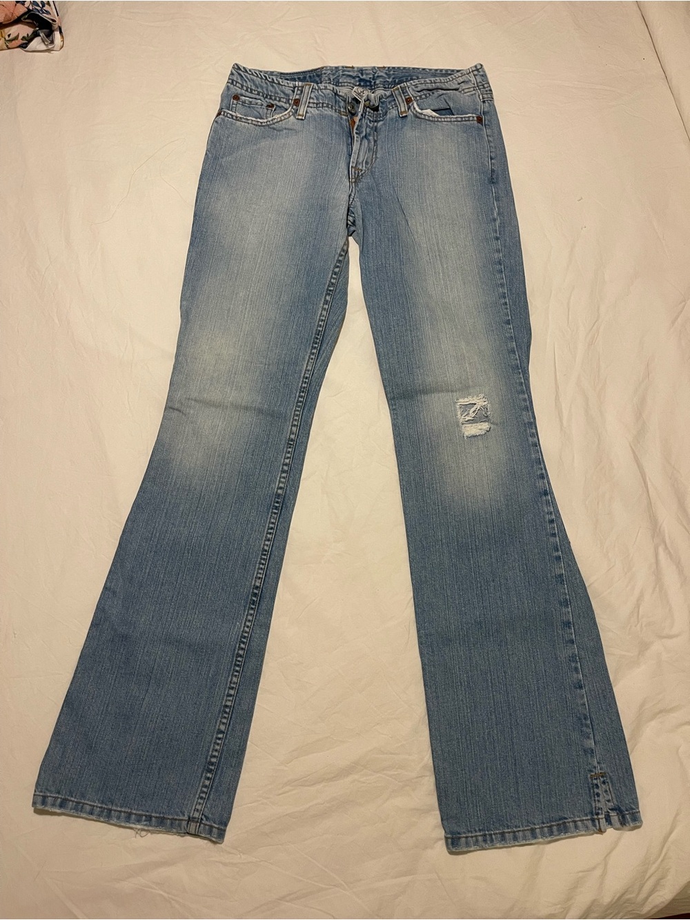Vintage Lucky Brand 2010(ish) Low Rise Flare Jeans Size 4 / 27 Y2K